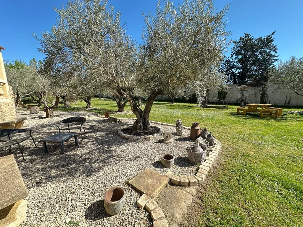 Garden - Provençal Villa with Pool in Lauris
