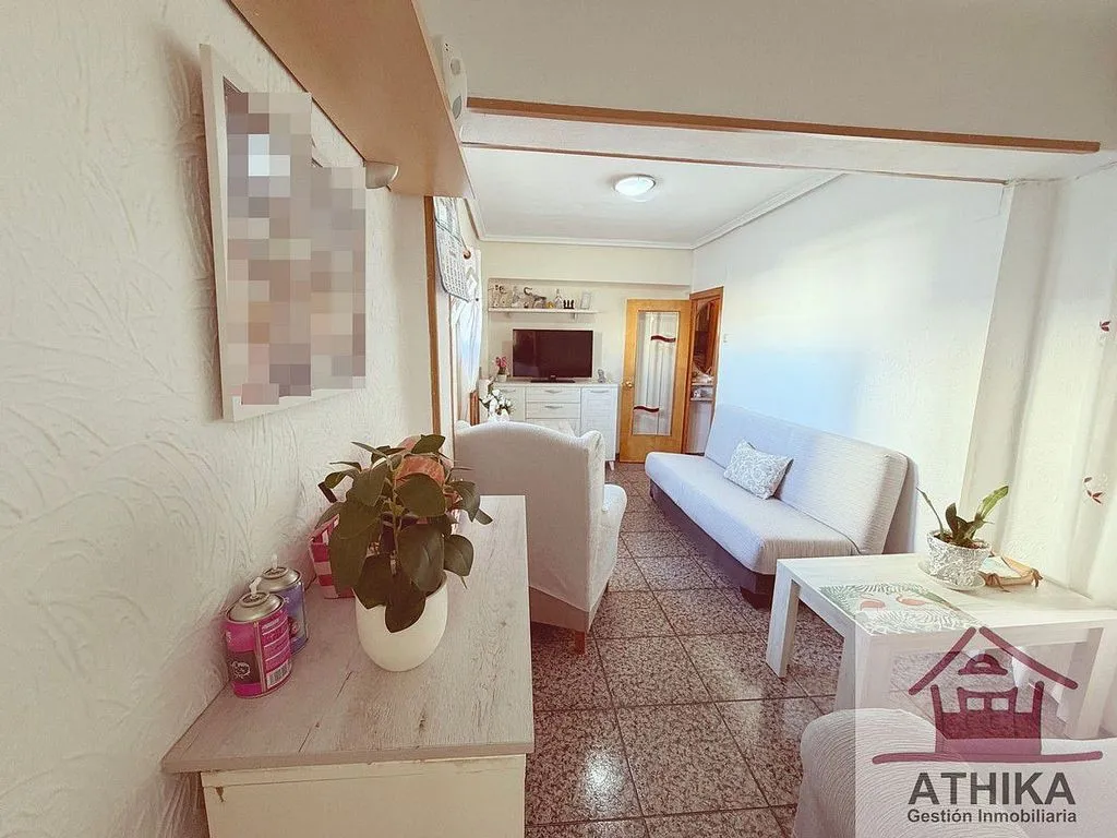 Séjour - 3-Bedroom Flat with Air Conditioning in Manises