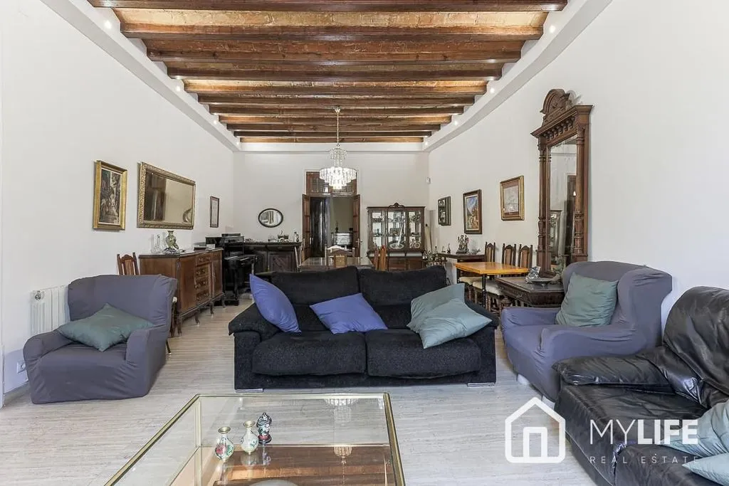 Soggiorno - Apartment with Balcony on La Rambla, Barcelona