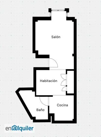 Plaan - Modern Studio with Lift in Calle Convenio, Madrid