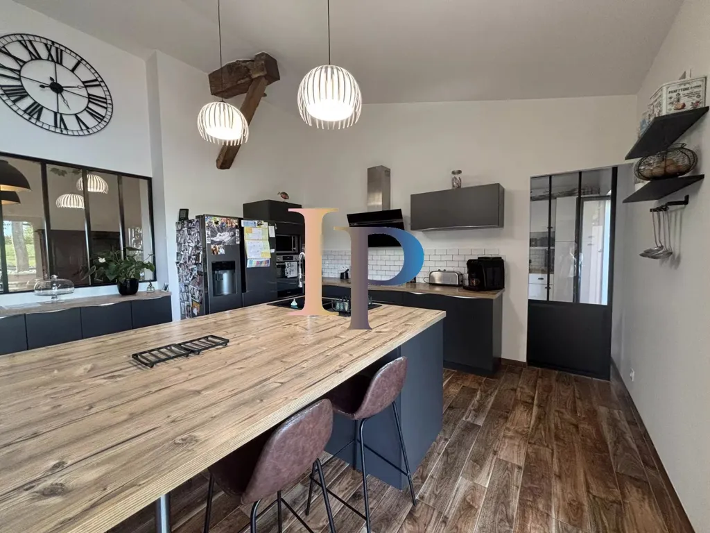 Cuisine - Maison en Pierre Rénovée avec Piscine près de Charlieu