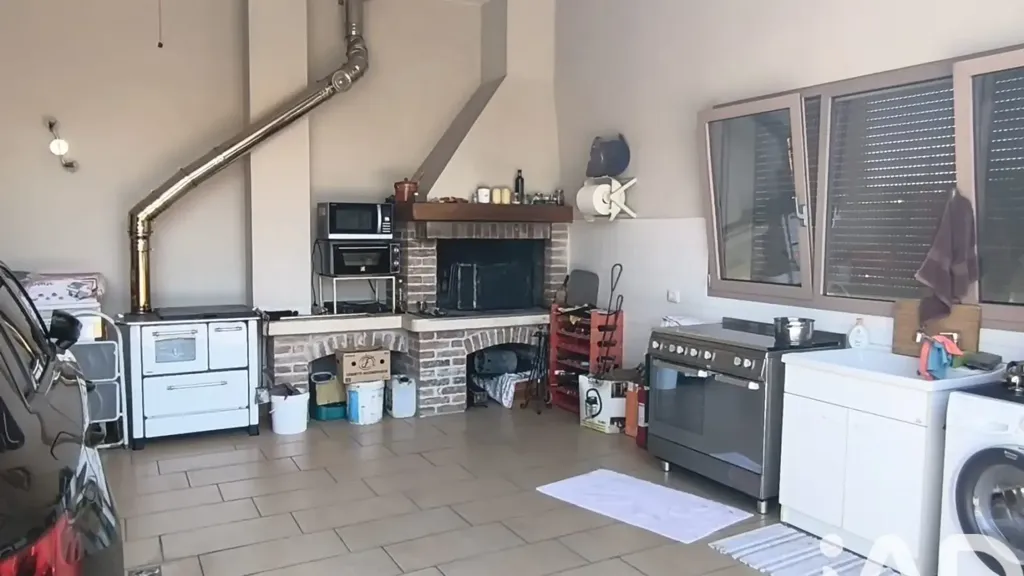 Cuisine - Rustic Apartment with Terrace in Montegaldella