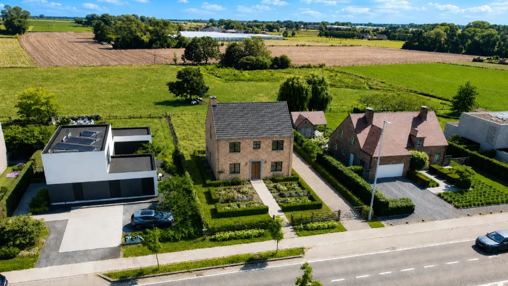 Õhuvaade - Open Plot with Rural View in Zulte