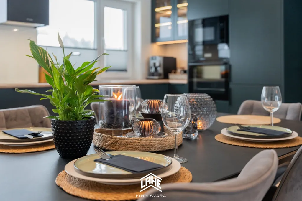 Dining Room - Contemporary Brick House with Garden in Pärnu