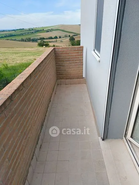 Balkon - Trilocale with Private Garden in Tavullia