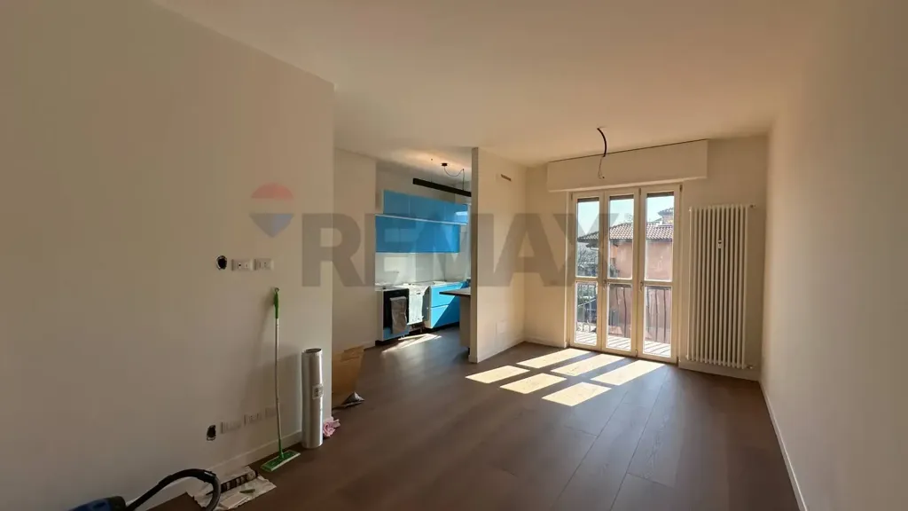 Séjour - Modernised Apartment with Balcony in Bergamo