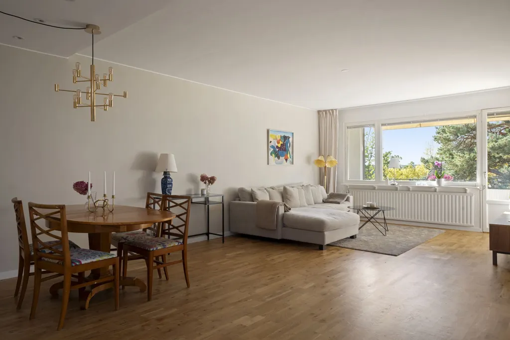 Séjour - Modern Apartment with Balcony in Näsby Park