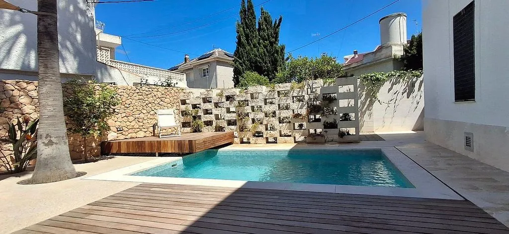 Piscine - Pared Chalet with Pool in Santiago de la Ribera