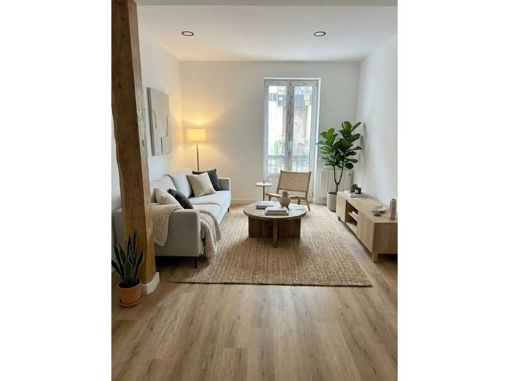Séjour - Reformed Flat with Balcony in Bilbao's Old Town