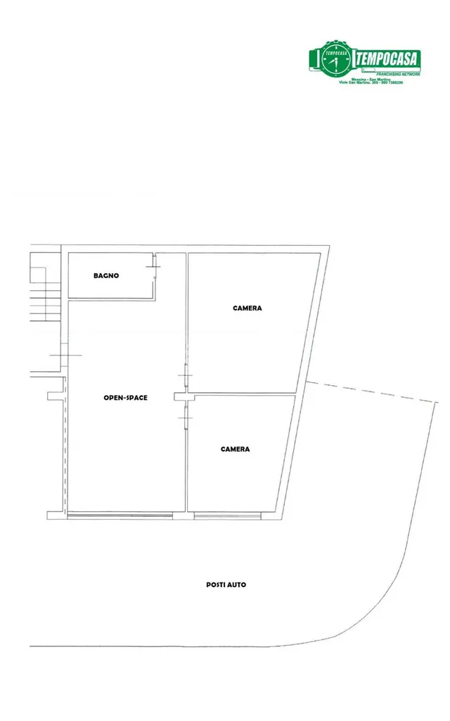 Plan - Ground Floor Apartment with Private Parking in Messina
