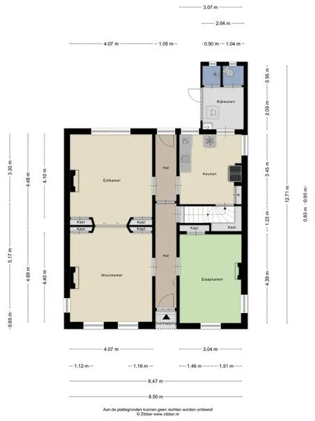 Plan - Characterful Detached House with Polder View in Ellewoutsdijk
