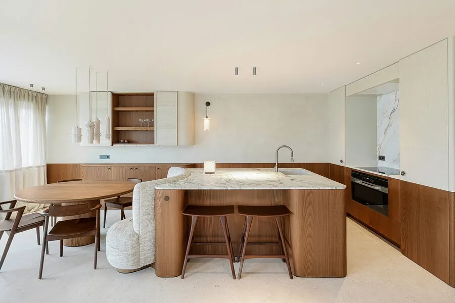 Cocina - Corner Apartment with South-Facing Terrace in Zoute