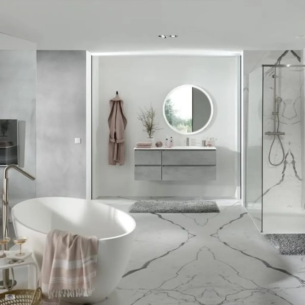 Salles de bain - Nouvelle Construction à Ruddervoorde avec Équipements Durables