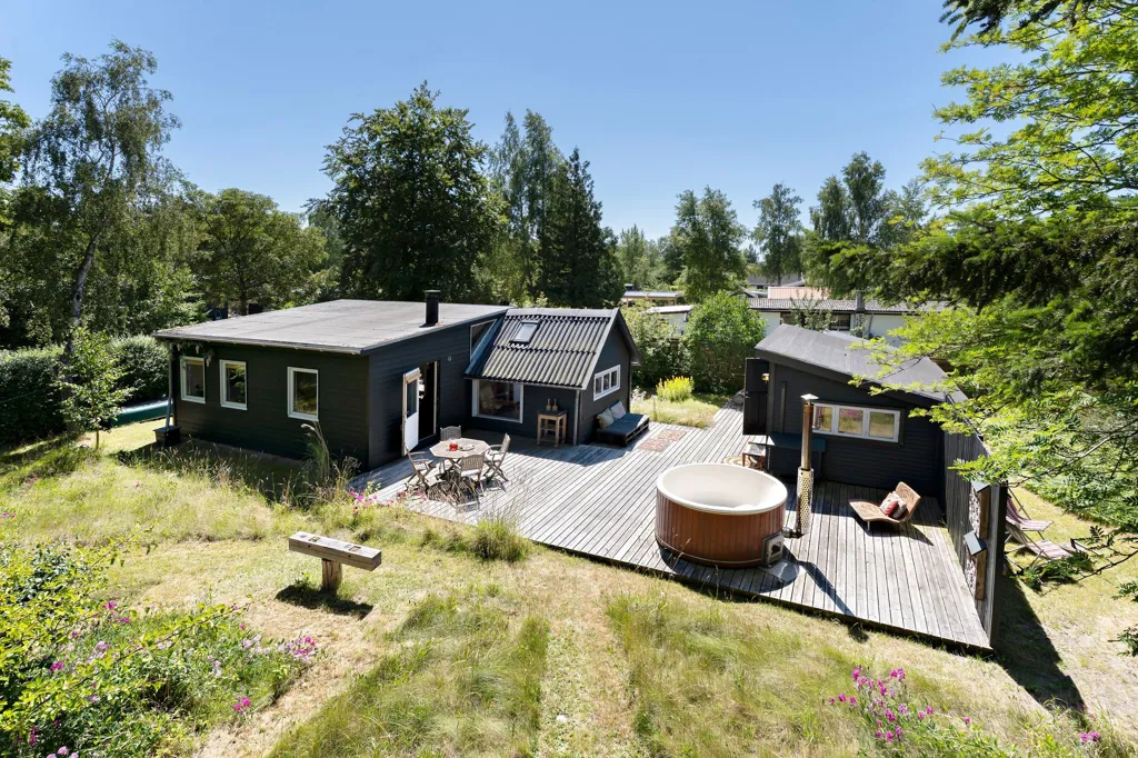 Õhuvaade - 1973 Summerhouse with Canal View in Grevinge