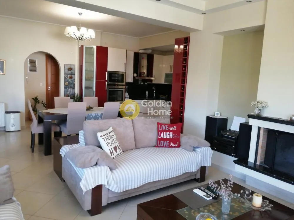 Séjour - Duplex with Sea View in Eastern Attica