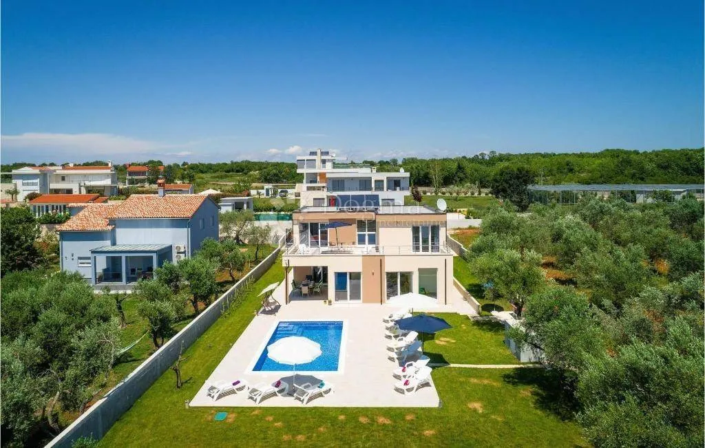 Vue aérienne - Modern Villa with Pool in Vodnjan
