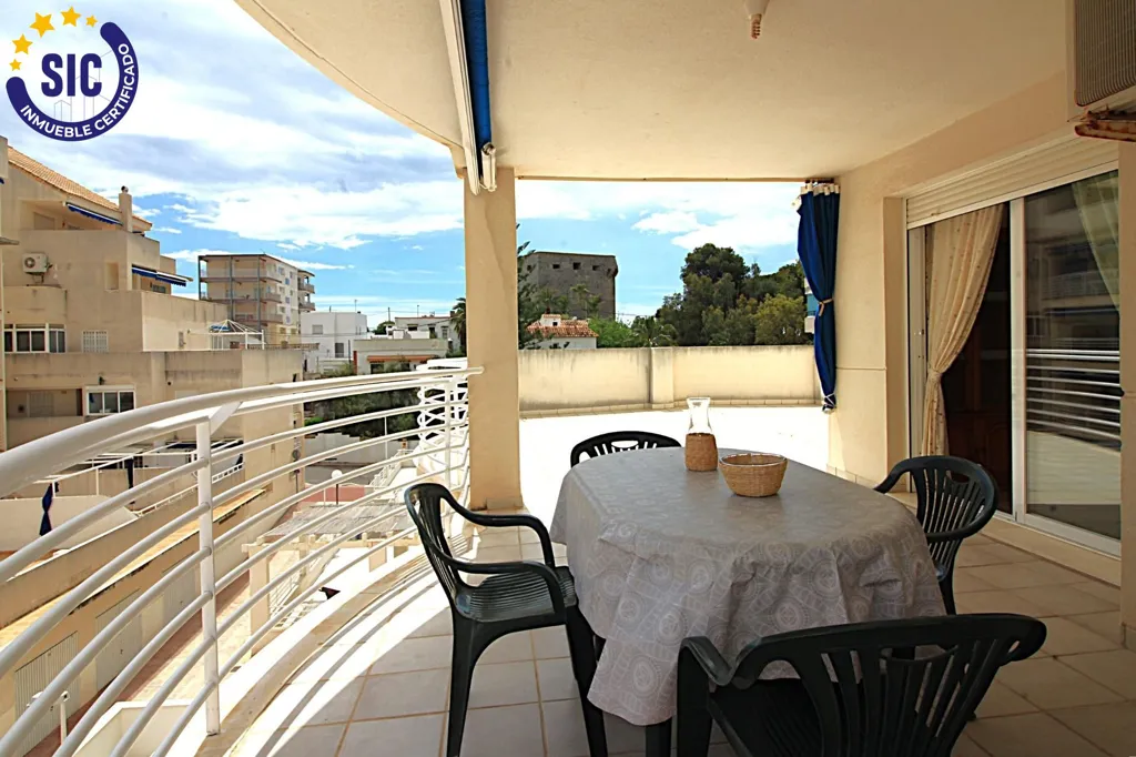Balcone - Beachfront Apartment with 88m² Terrace in Oropesa del Mar