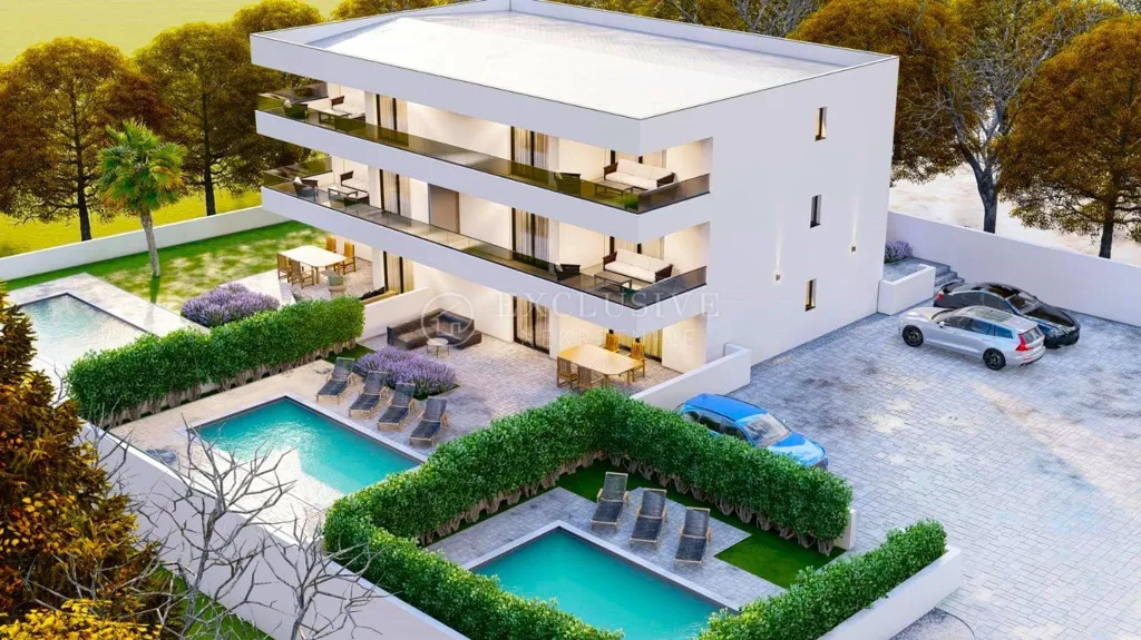 Modern 2-Bed Apartment with Sea View in Malinska