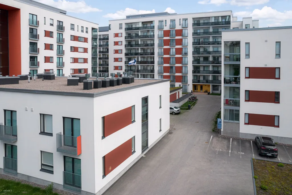 Vue aérienne - Modern Flat with Balcony in Kaivoksela, Vantaa