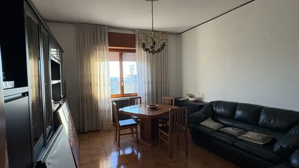 Living Room - Bright Trilocale with Sea View in Catanzaro