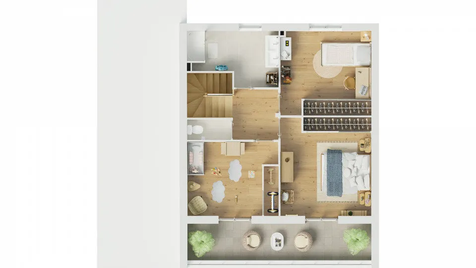 Plan - Maison à Construire avec Jardin à Noiseau
