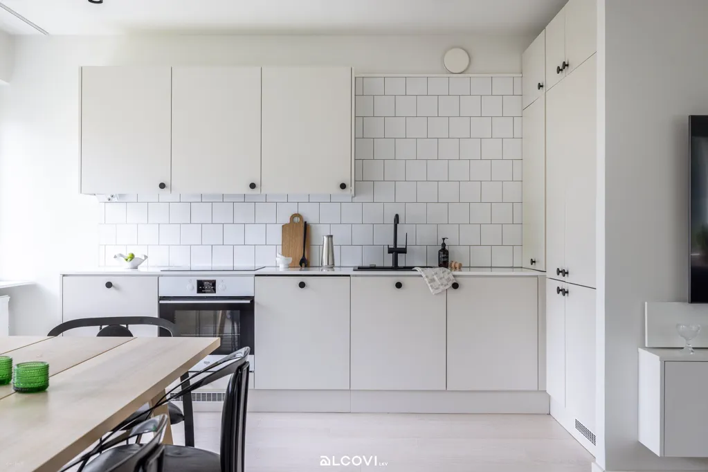 Köök - Modern Apartment with Sea View in Kannelmäki