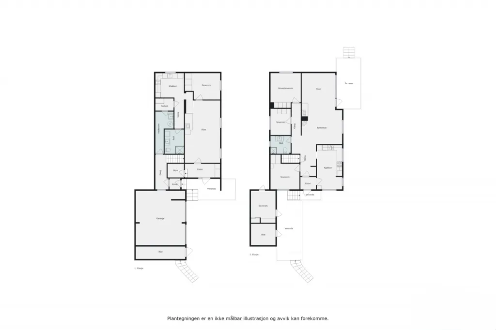 Plaan - Architectural Villa with Terrace in Bagn