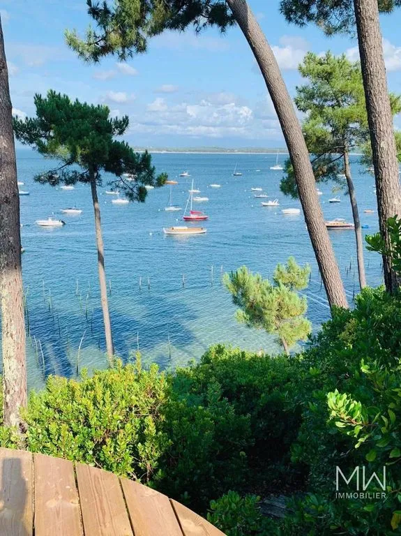 Jardin - Villa en Bois avec Vue Mer à Lège-Cap-Ferret
