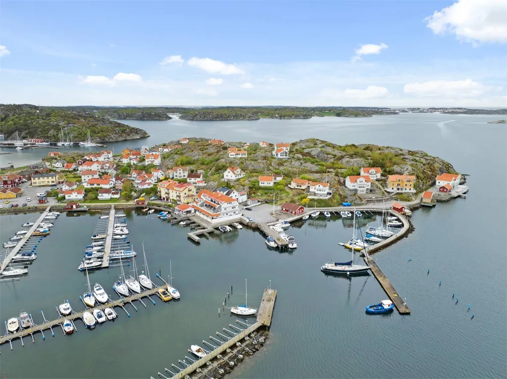 Vue aérienne - Apartment with Private Boat Slip in Orust