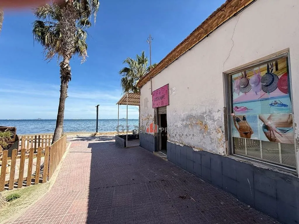 Exterior - Casa con terraza en primera línea de playa en Los Alcázares