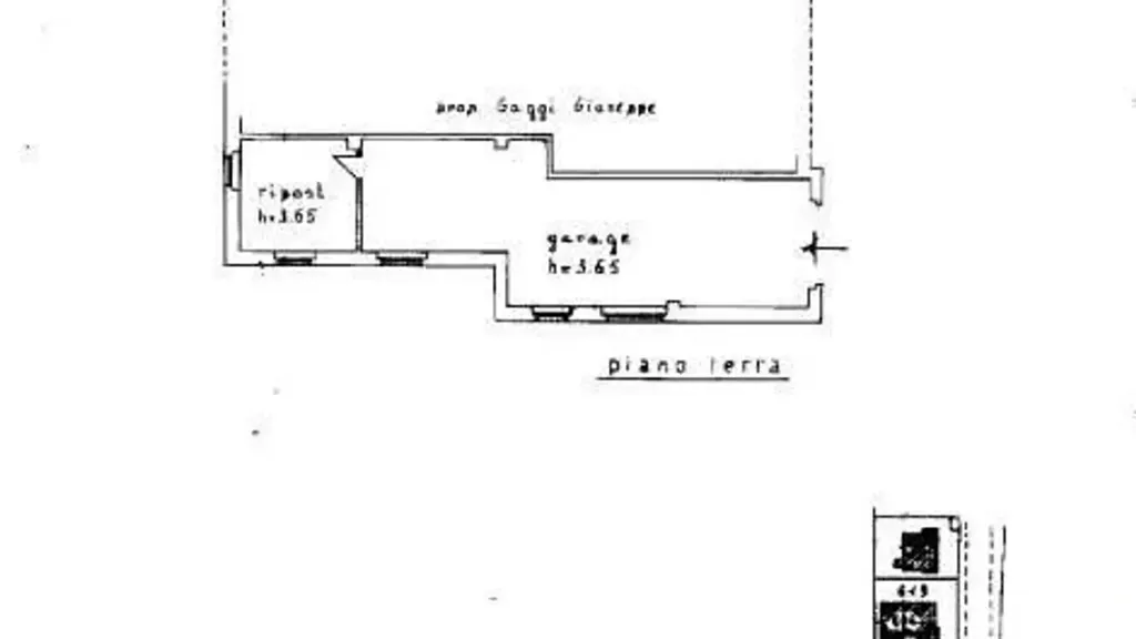 Plan - Bifamiliare House with Shared Entry in Città di Castello