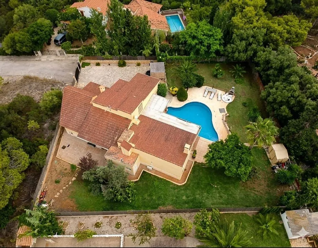 Vista aerea - Chalet with Pool and Terrace in Cala Murada