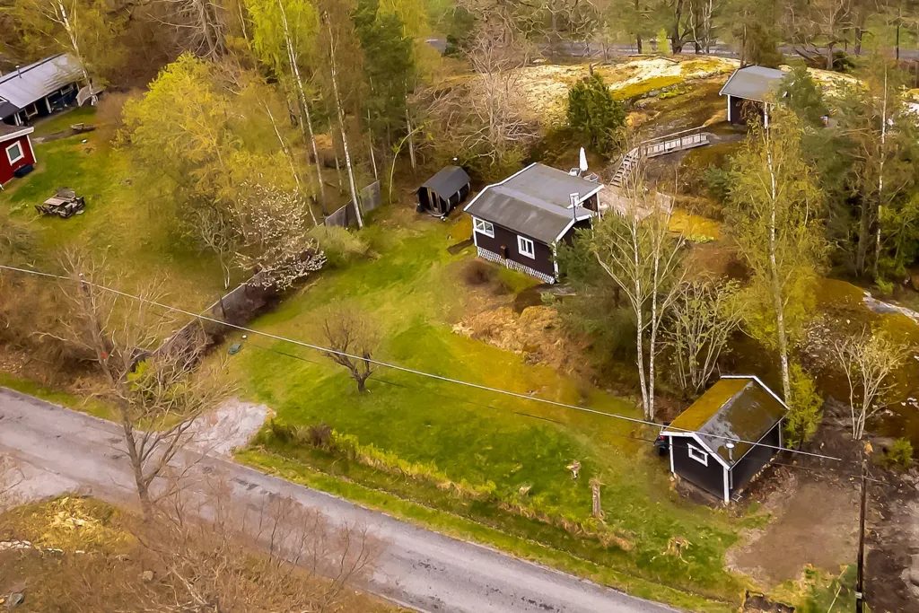 Õhuvaade - Cottage with Garden in Västra Älvsala