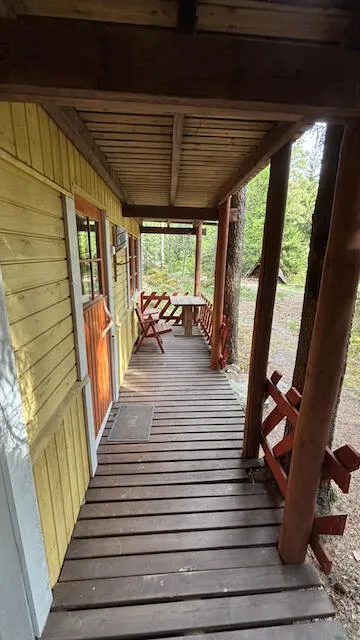 Terrasse - Cottage with Forest Plot in Vesilahden Koskenkylä