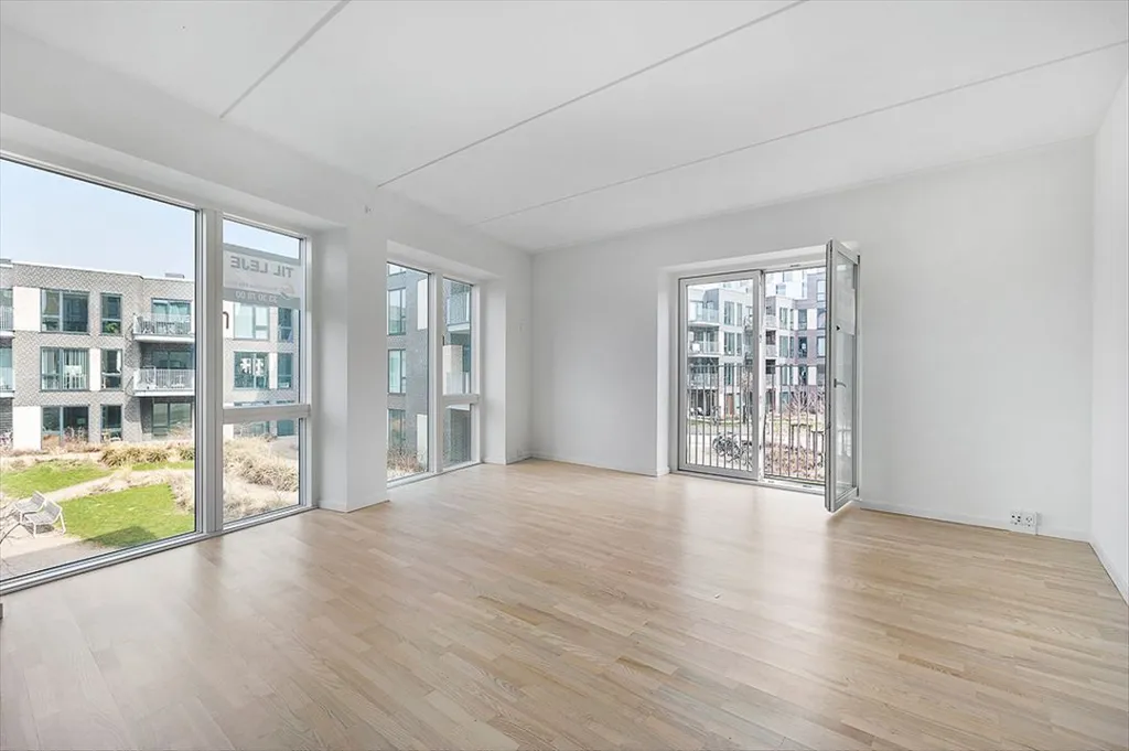 Living Room - Apartment with Water View in Copenhagen Ø