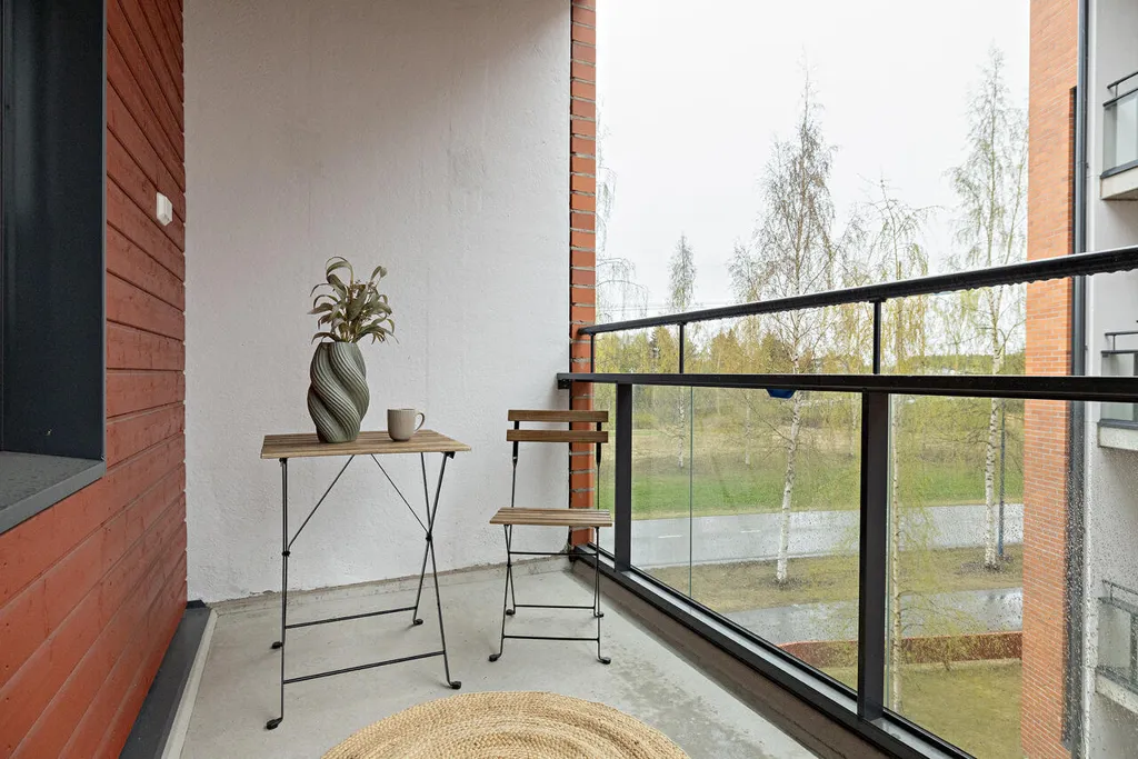 Balcon - Apartment with Balcony and Sauna in Kaakkuri