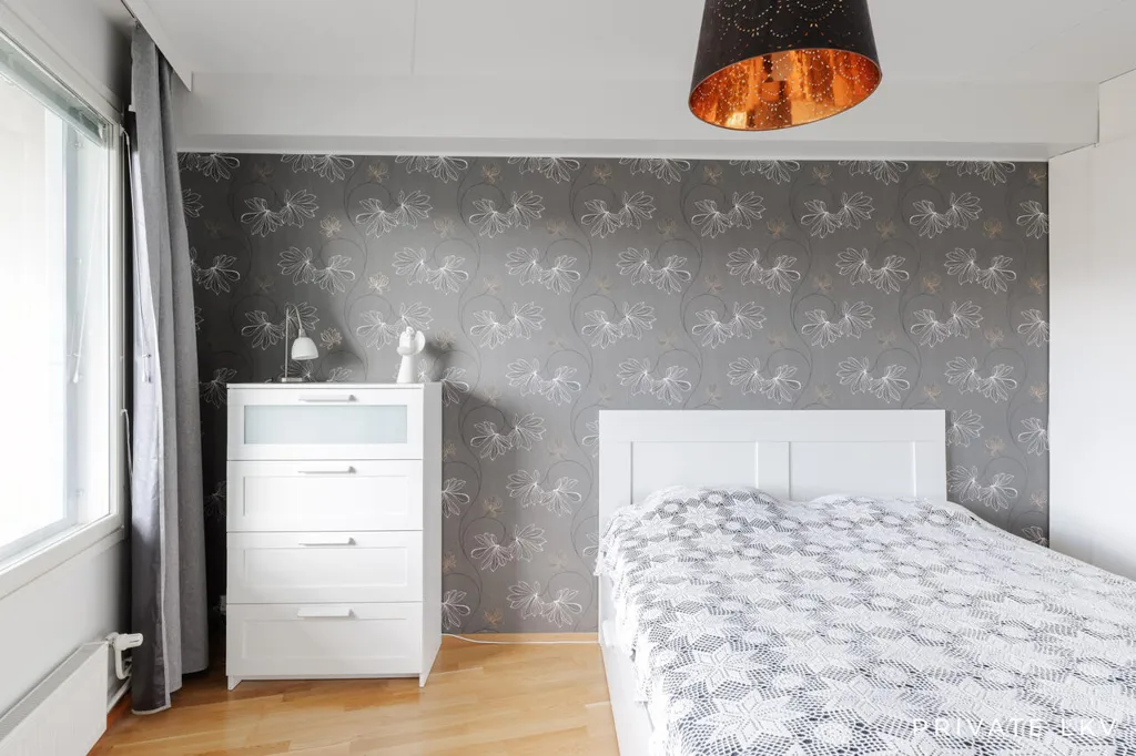 Chambres - 3-Bedroom Apartment with Balcony in Espoo Tuomarila