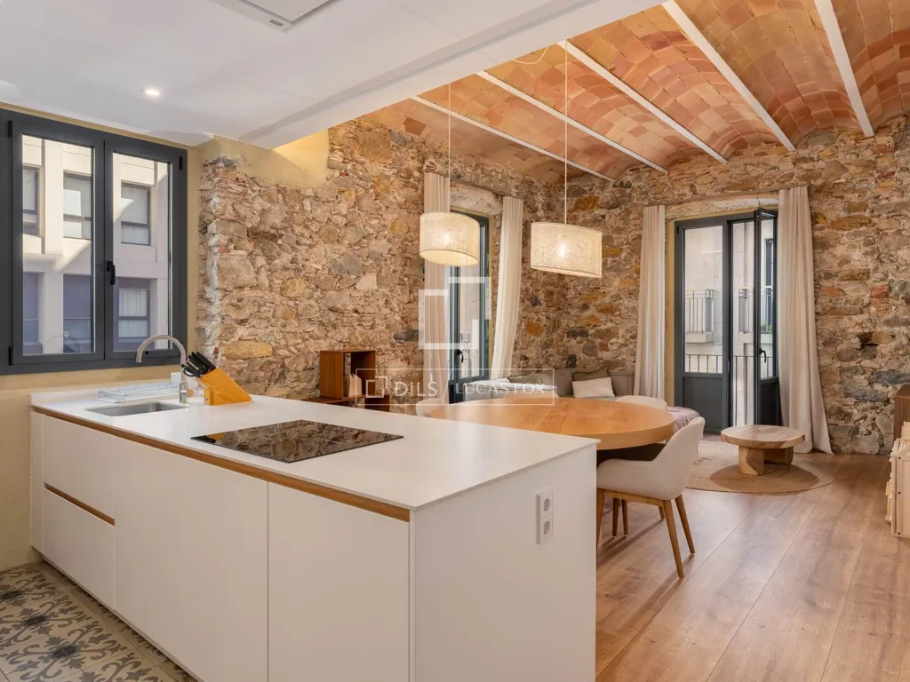 Cucina - Apartment in Historic Casa Arnau, Girona