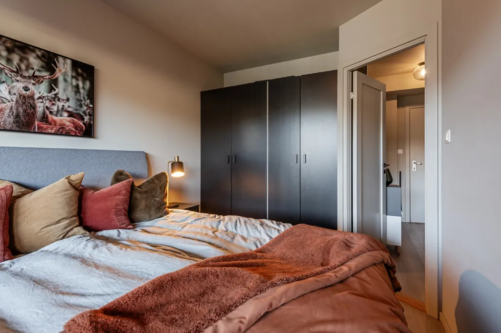 Bedrooms - Modernised Apartment with Terrace in Geilo