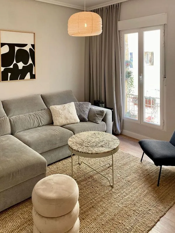 Séjour - Modernised Flat with Patio View in Modesto Lafuente
