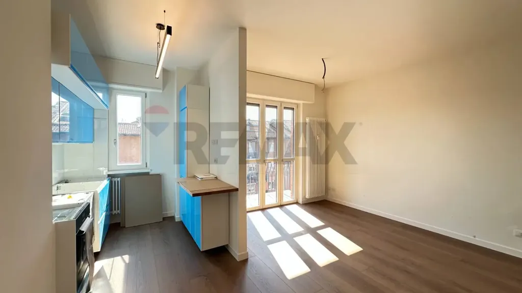 Cuisine - Modernised Apartment with Balcony in Bergamo