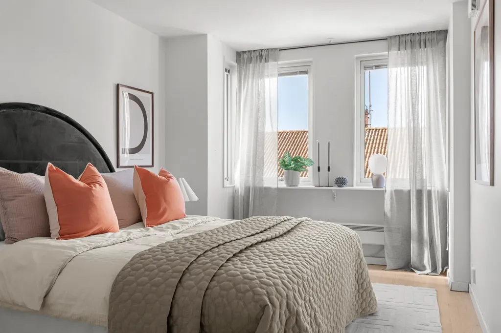 Chambres - Apartment with Balcony in Central Varberg