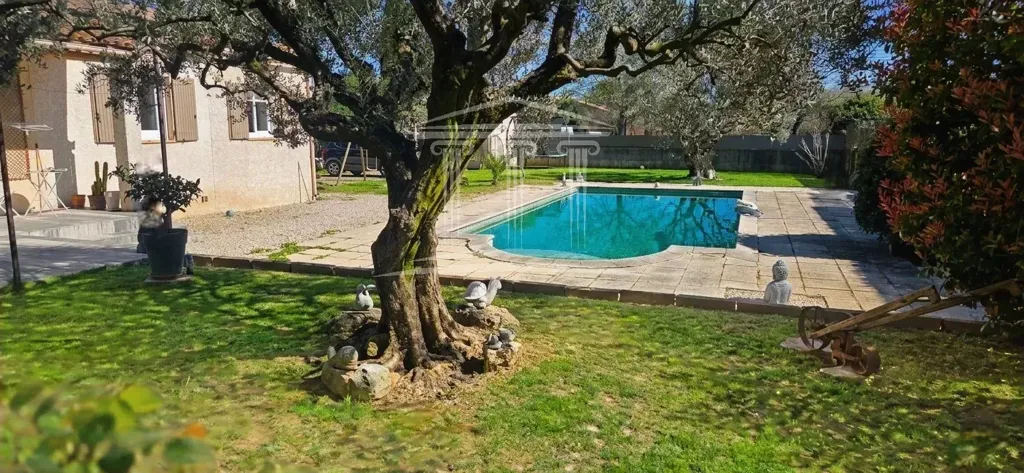 Piscine - Maison de Plain-Pied avec Piscine à Bédarrides