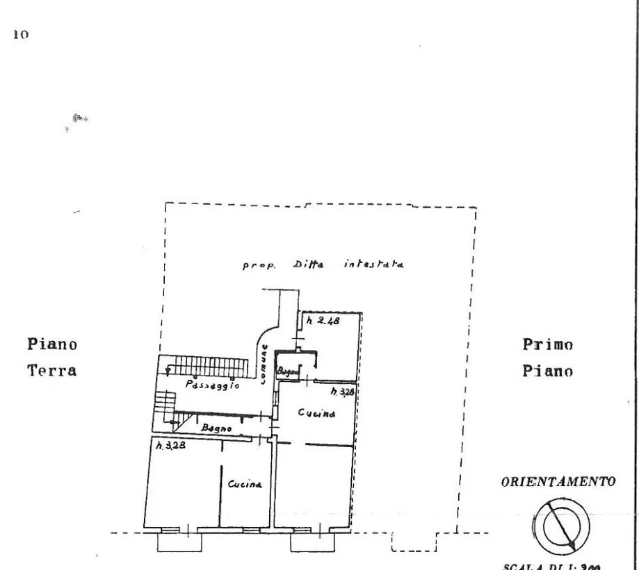 Floor Plan - First-Floor Apartment with Two Balconies in Faenza