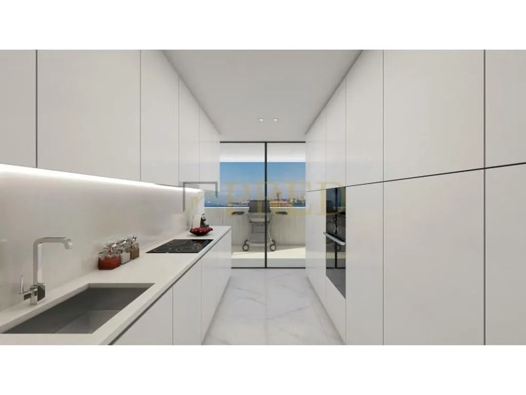 Köök - Luxury Flat with Ocean Views in Vila Nova de Gaia