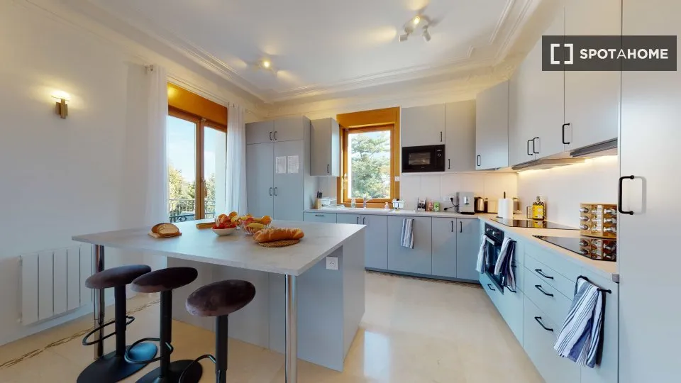 Köök - Room in Shared Accommodation, Bords-de-Marne, Paris