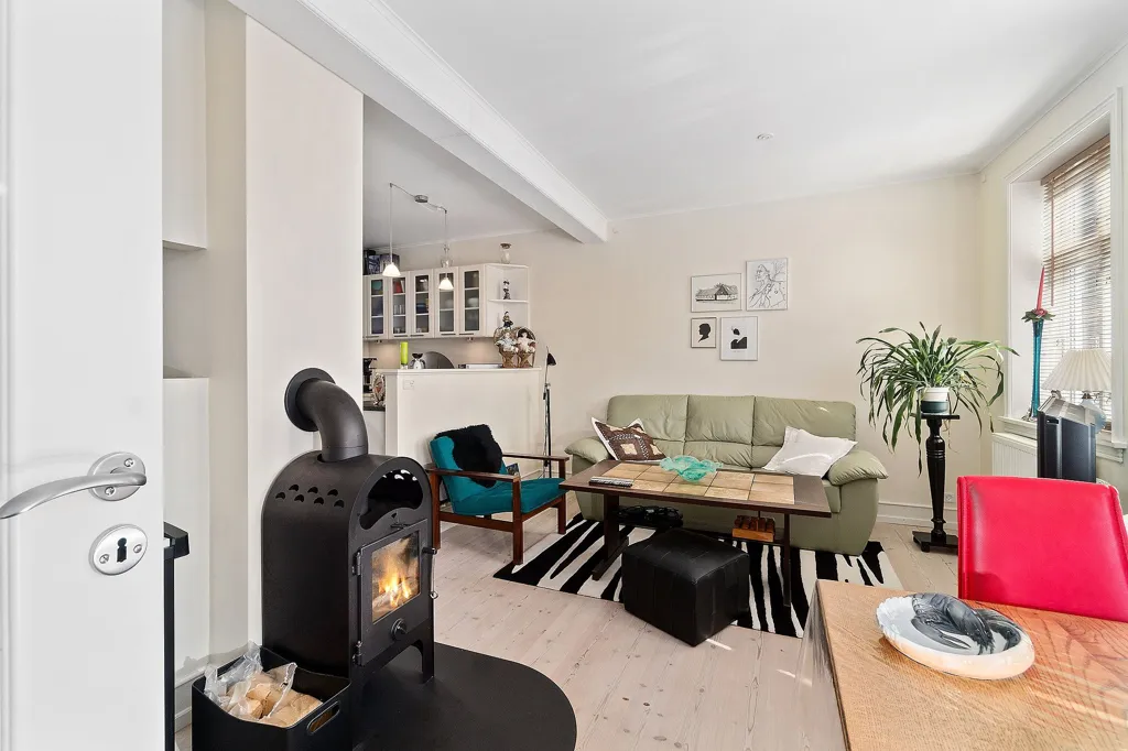 Soggiorno - Charming Two-Storey Townhouse in Rønne
