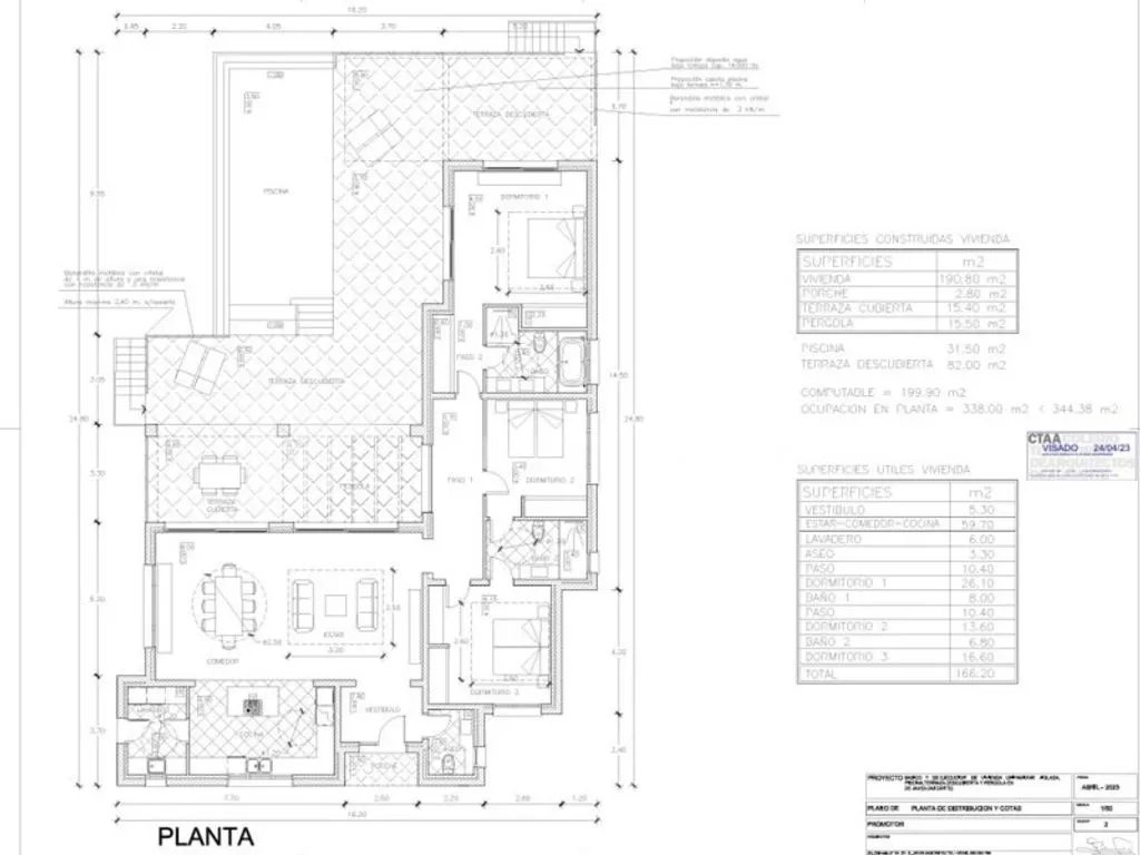 Plan - Newly Built Villa with Pool in Jávea