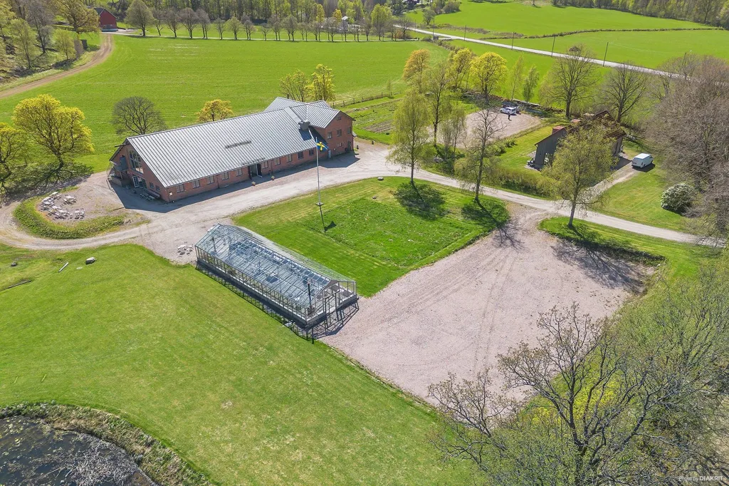 Õhuvaade - Event Venue with Garden near Borås