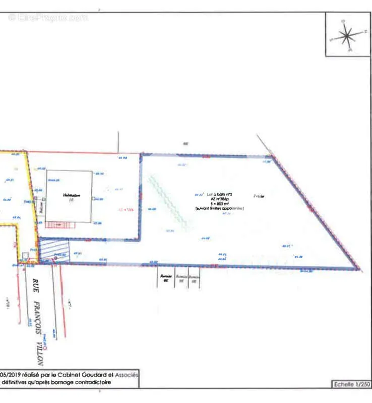 Planimetria - Buildable Plot with Dual Project Potential in Sartrouville